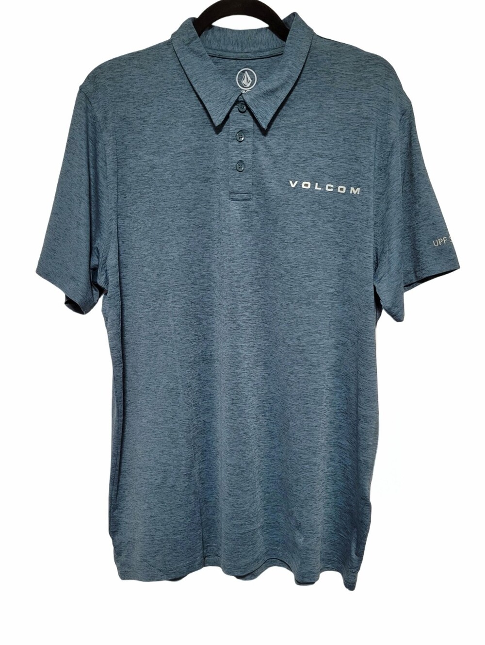 Men's Volcom UPF 50+ Quick-dry Short Sleeve Polo Shirt NWT Size Large